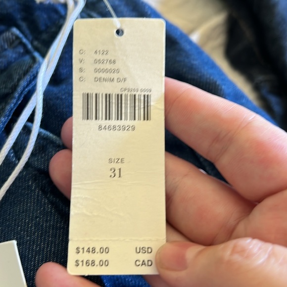 NWT Pilcro by Anthropologie Mid-Rise Pleated Trouser Jean. Size 31 - Picture 11 of 12